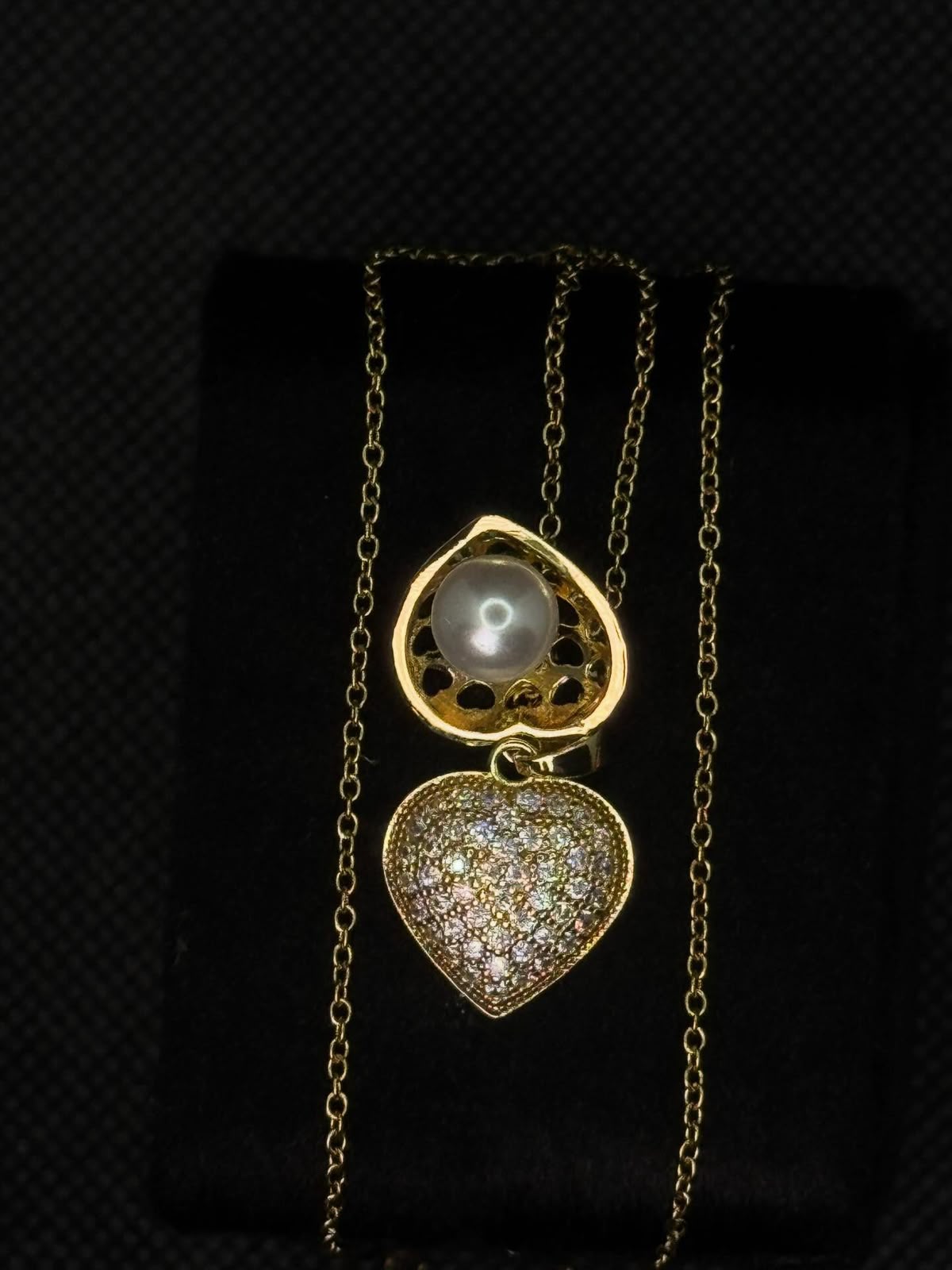 Heart-Pearl Pendant