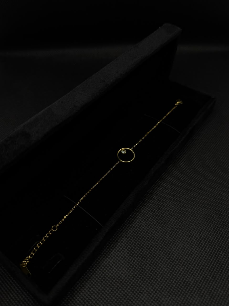 Solitaire Circle Necklace