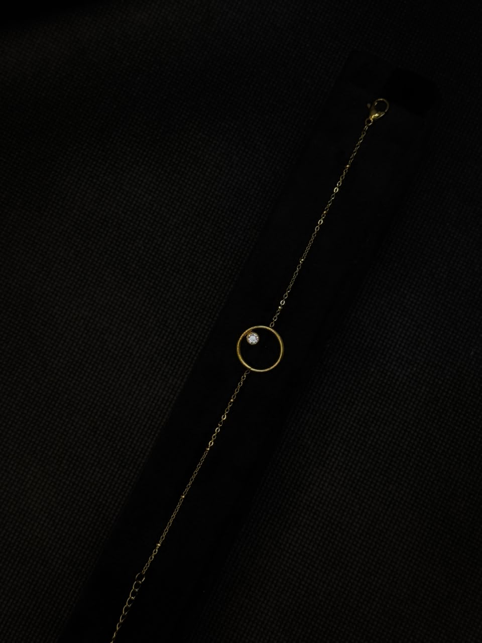 Solitaire Circle Necklace