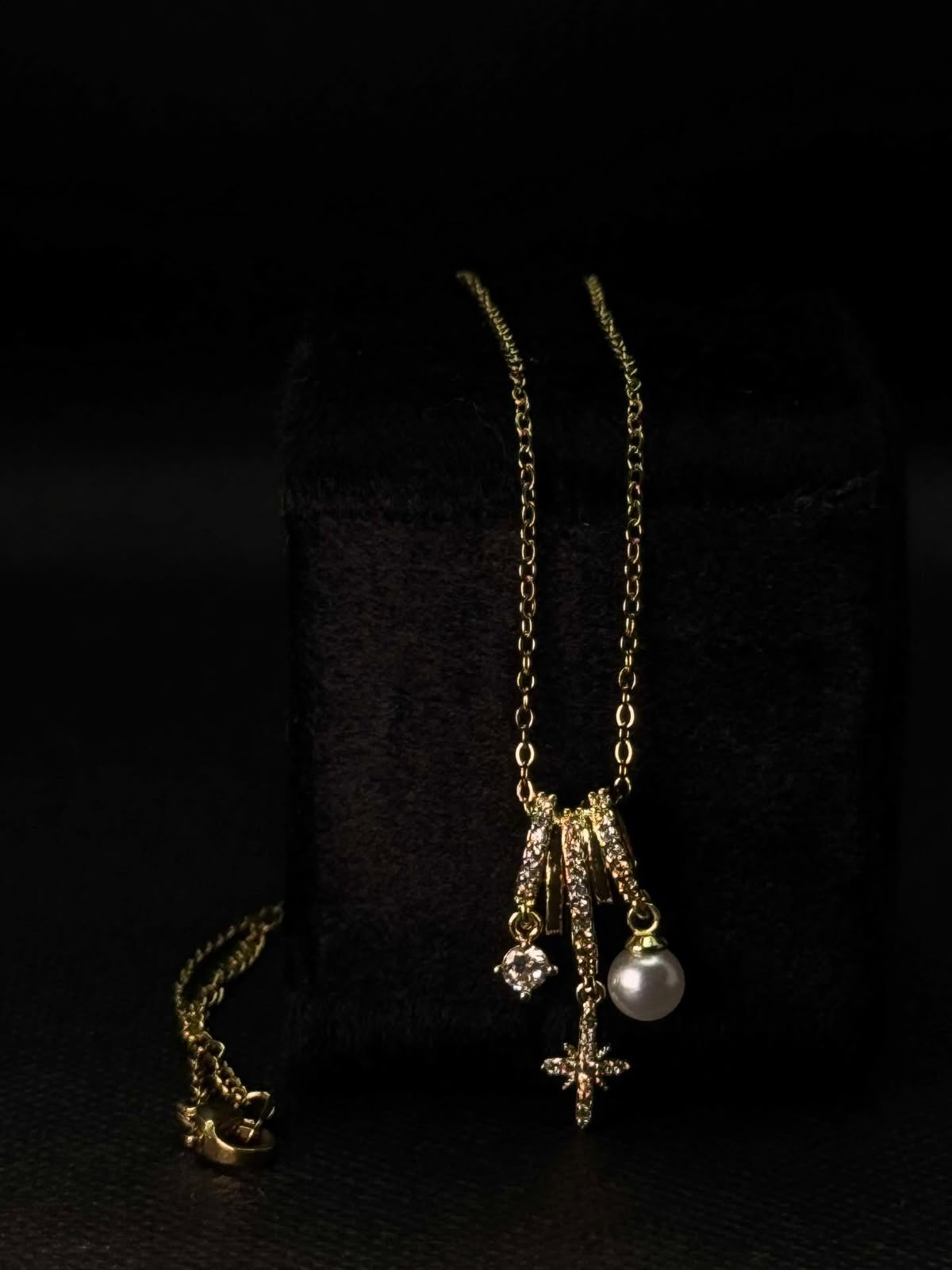 T-Bar Pearl Pendant