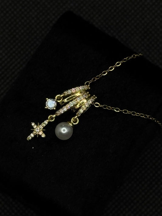 T-Bar Pearl Pendant