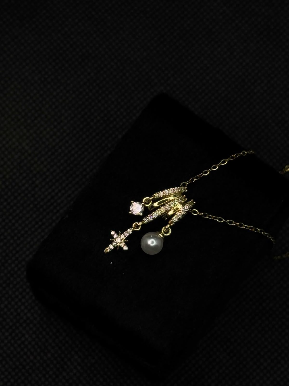 T-Bar Pearl Pendant