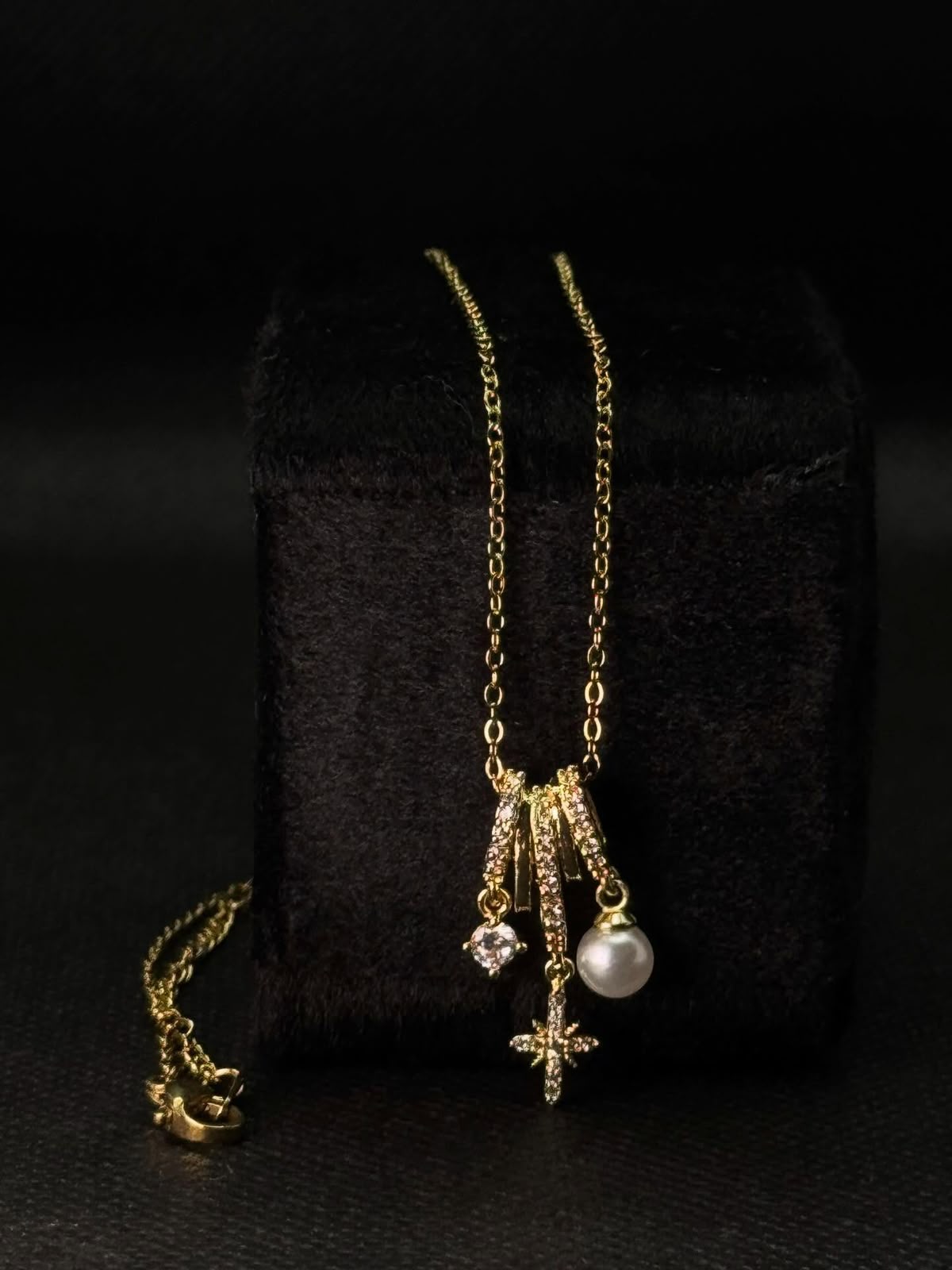 T-Bar Pearl Pendant