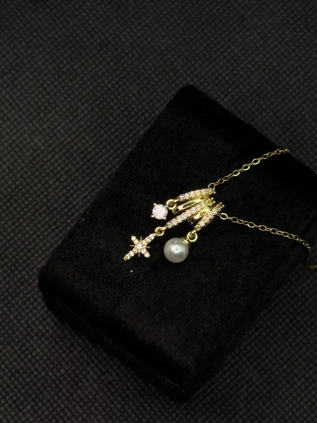T-Bar Pearl Pendant